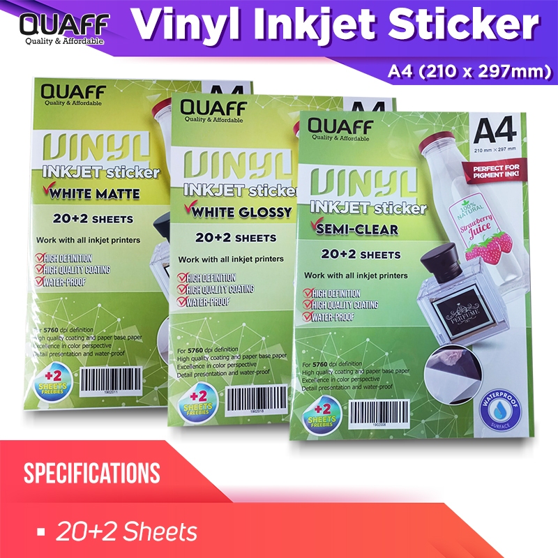 Shop vinyl sticker paper for Sale on Shopee Philippines