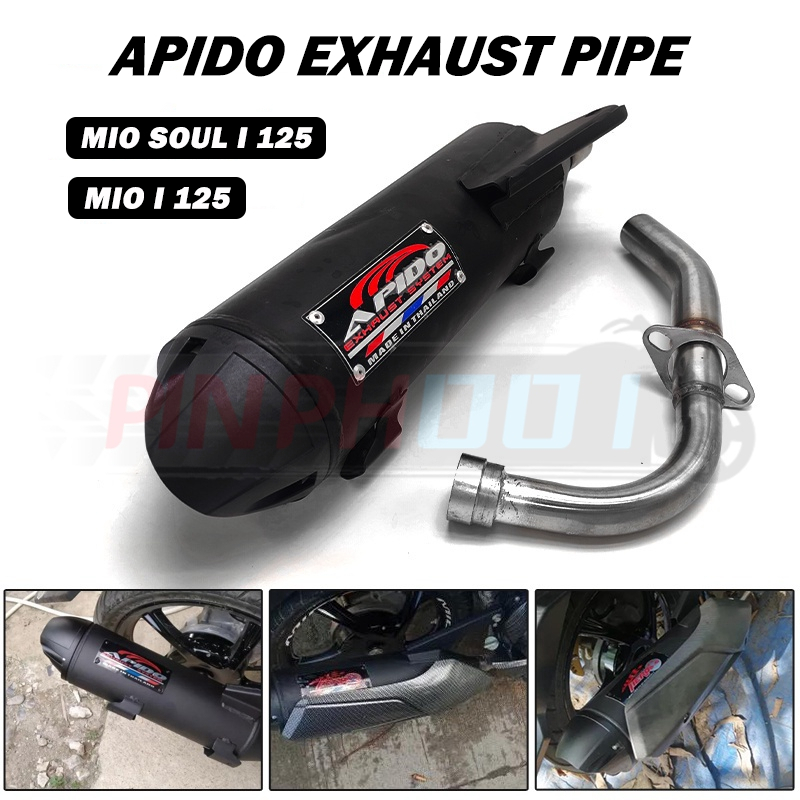Apido Pipe Mio i 125/Mio Soul i 125 Muffler Pipe 1 Set Exhaust Muffler