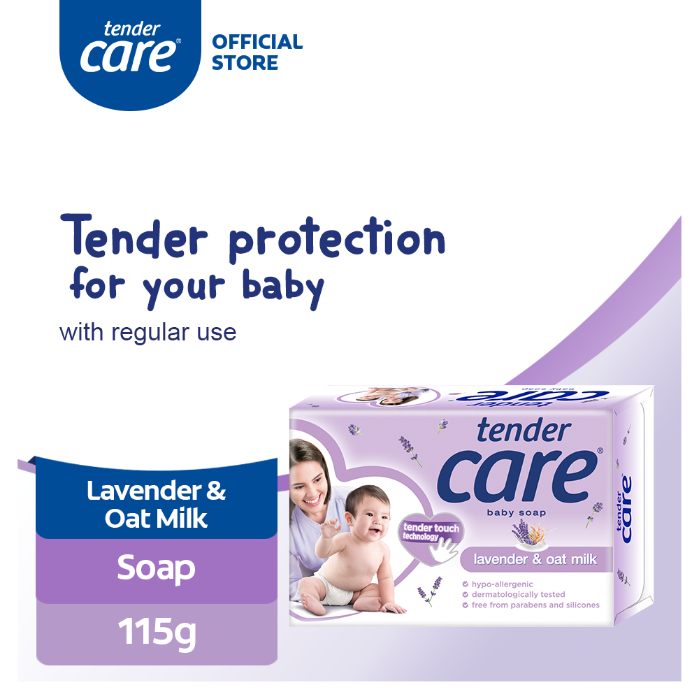 TENDER CARE, Soap Lavender and Oat Milk 115g