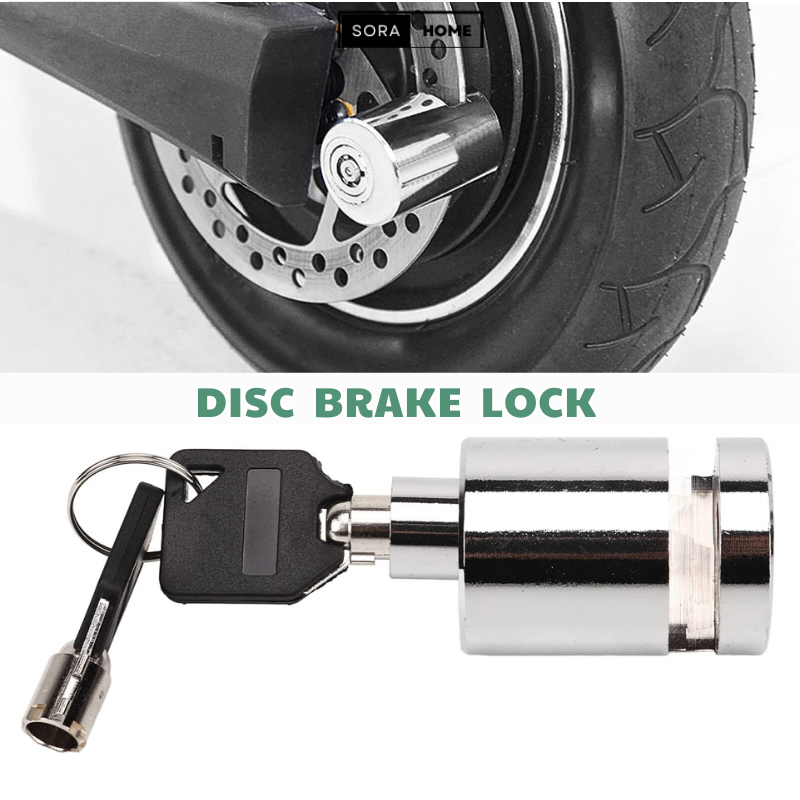 Motorcycle Disc Brake Lock Motorcycle Padlock Heavy Duty AntiTheft Security Wheel Disc