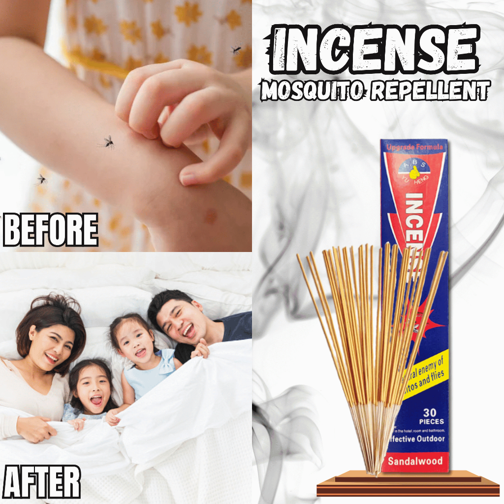 MOSQUITO REPELLENT (1BOX 30PCS) OTANICAL MOSQUITO KILLER ANTIINSECT