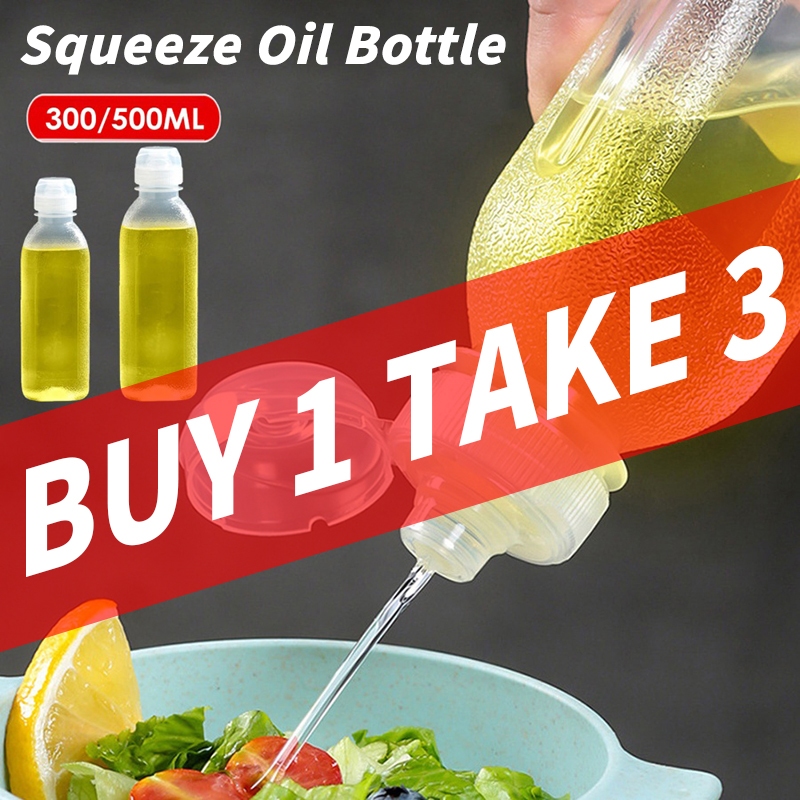 Oil Bottle Kitchen Spray Bottle Condiment Squeeze Bottles Cooking