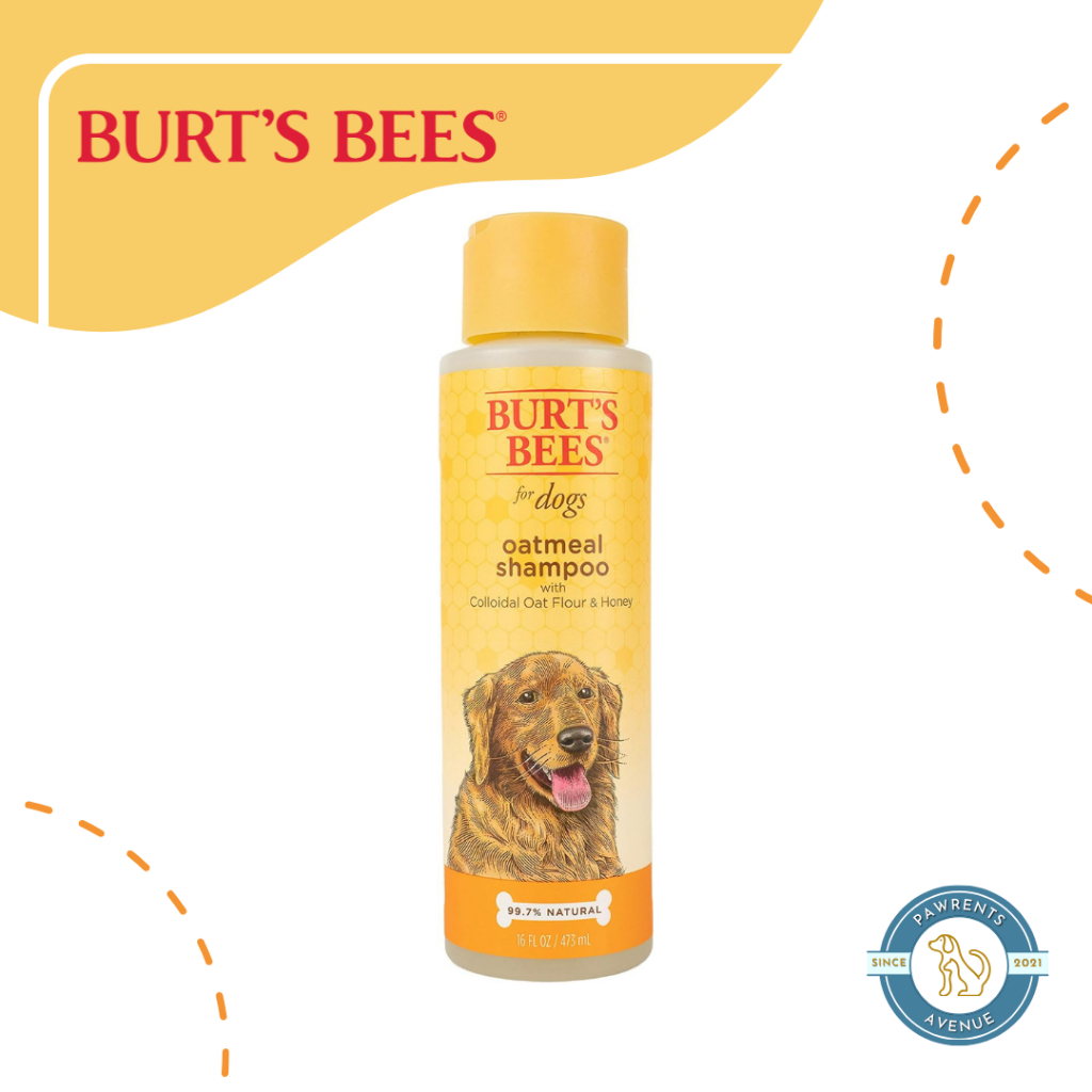 Burt's Bees Oatmeal Shampoo for Dogs & Puppies 16 Fl Oz (473ml