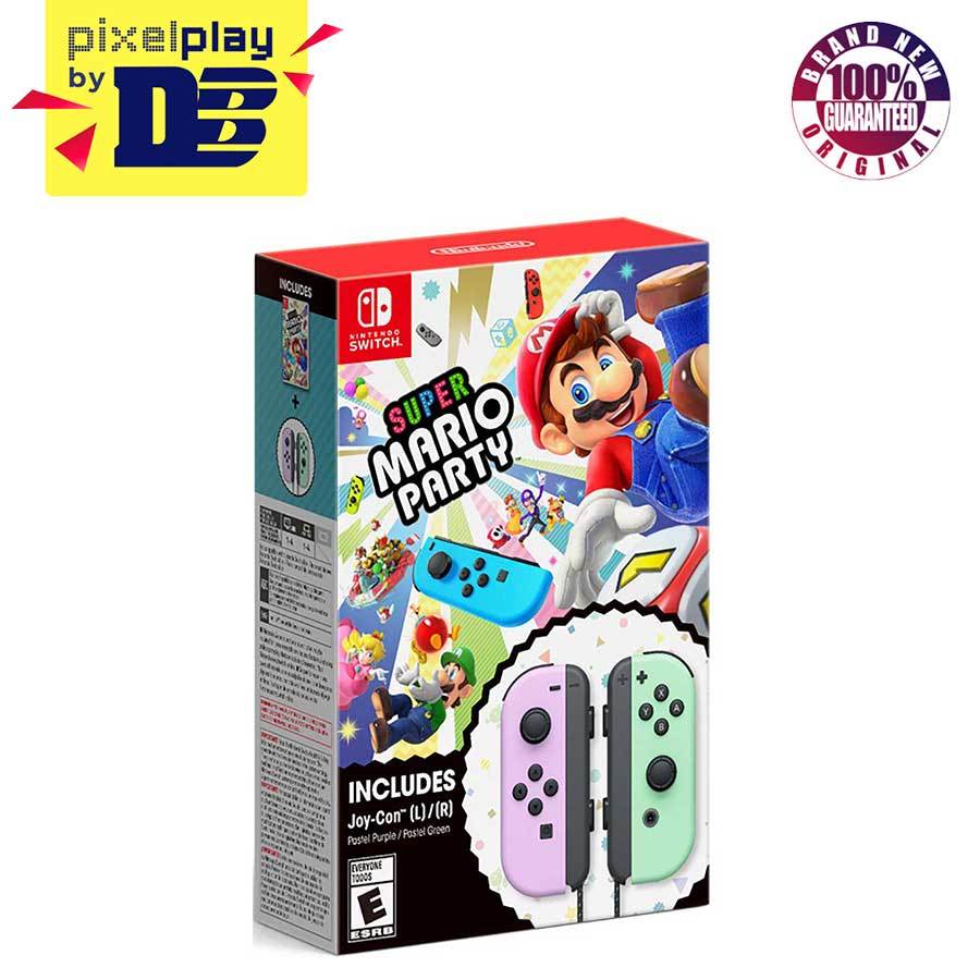 Nintendo Switch Super Mario Party + Joy-Con (L)/(R) (Pastel Purple ...