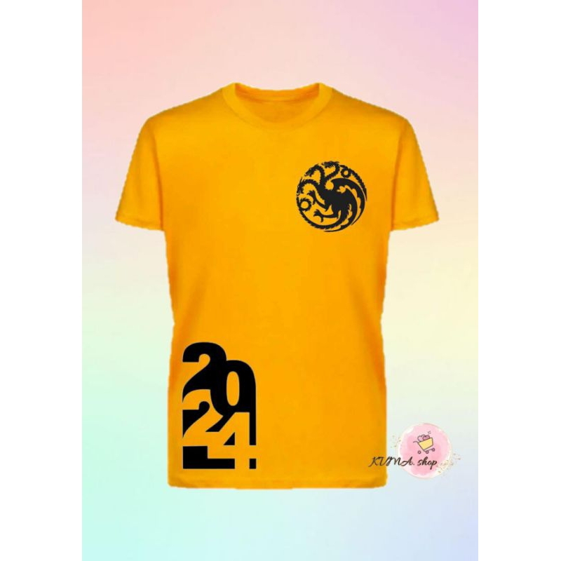 IMPERIAL YELLOW COLOR OF THE YEAR 2024 FAMILY TSHIRT NEW YEAR SHIRT