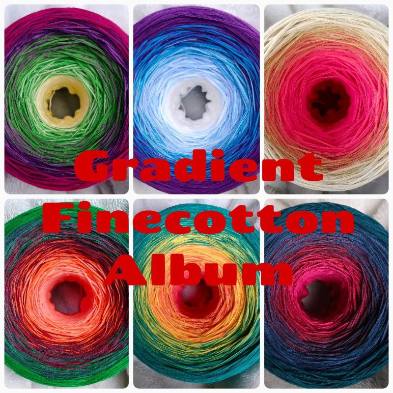 Gradient Finecotton 8ply plied yarn | Shopee Philippines