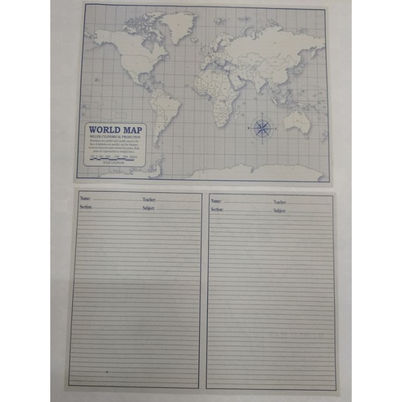 Blank Maps Test ( World, Asia, Phil Economic) -10pcs | Shopee Philippines
