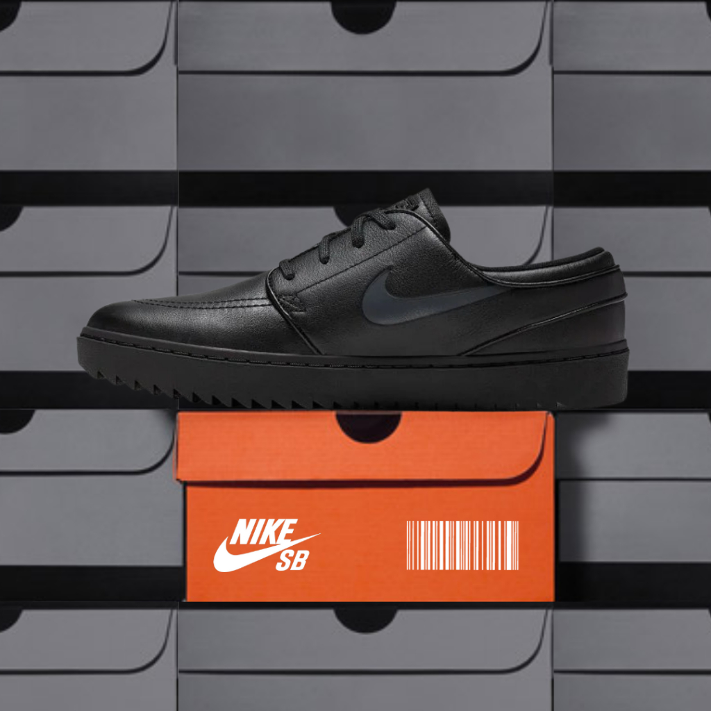 Nike janoski outlet golf shoes black