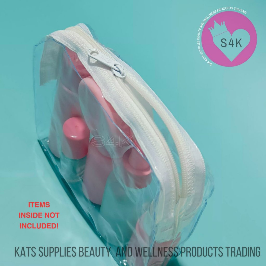 Transparent Organizer Only; Cosmetic Pouch with Zipper | Shopee Philippines