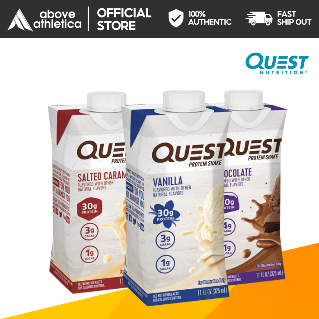 Quest Nutrition ReadyToDrink Protein Shake 11oz High Protein, Low