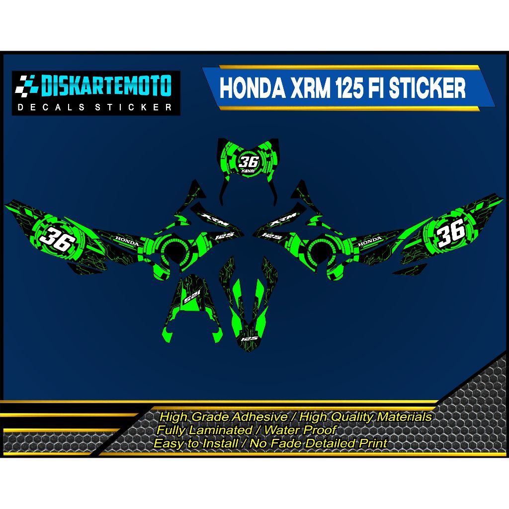 Honda Xrm 125 fi Sticker | Shopee Philippines