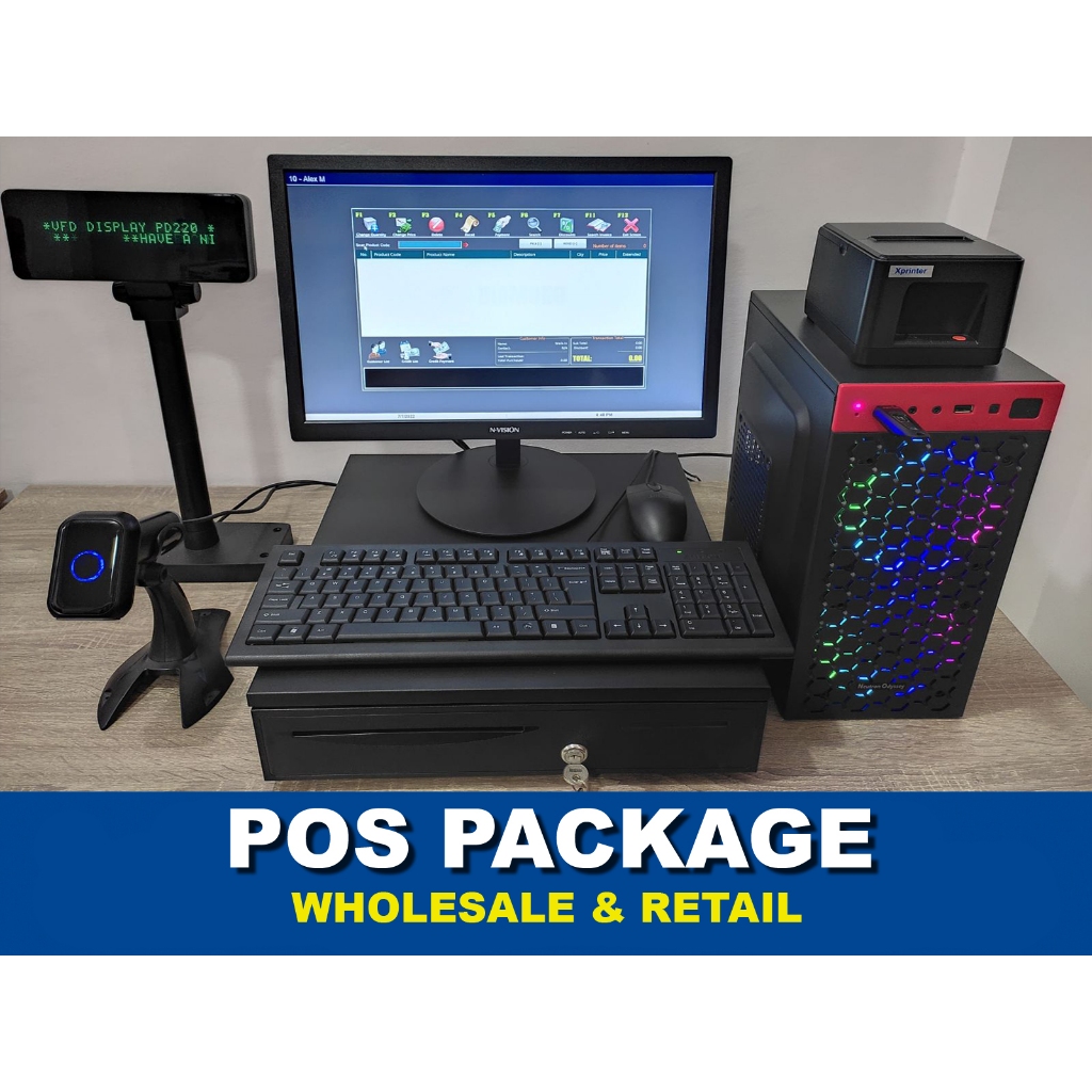 COMPLETE POS SET - POINT OF SALE / INVENTORY SYSTEM / LIFETIME USE ...