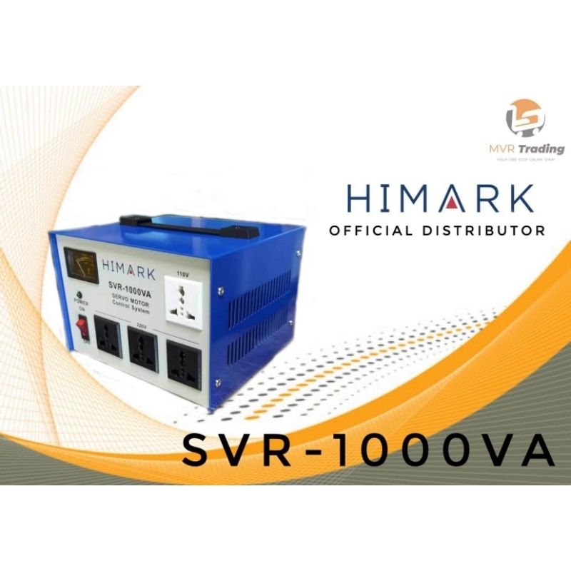 Himark 1000 AVR Automatic Voltage Regulator 1000watts SVR1000VA Servo Type AVR Time Delay