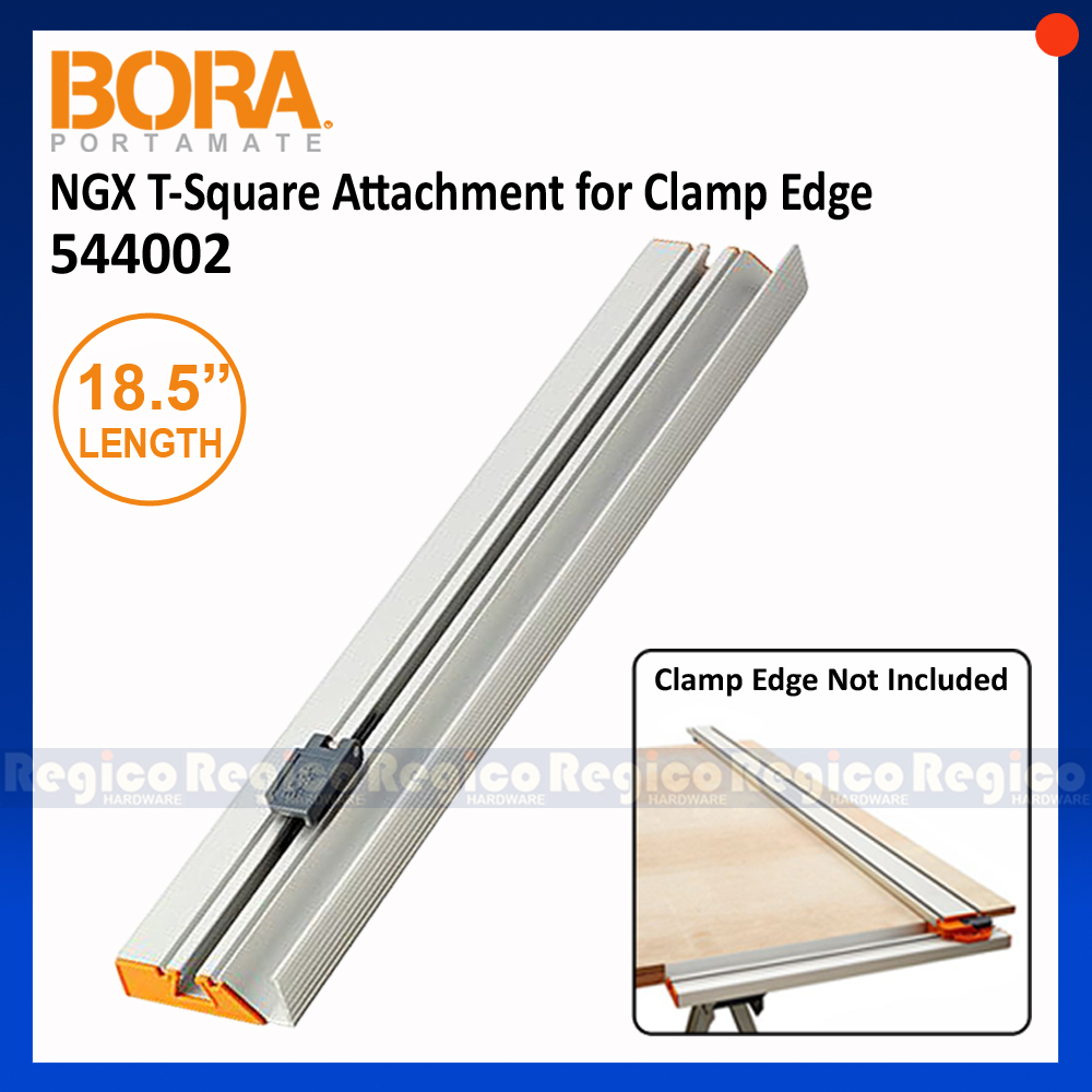 Bora NGX TSquare Attachment for Clamp Edge Guide 544002 Rail ( T
