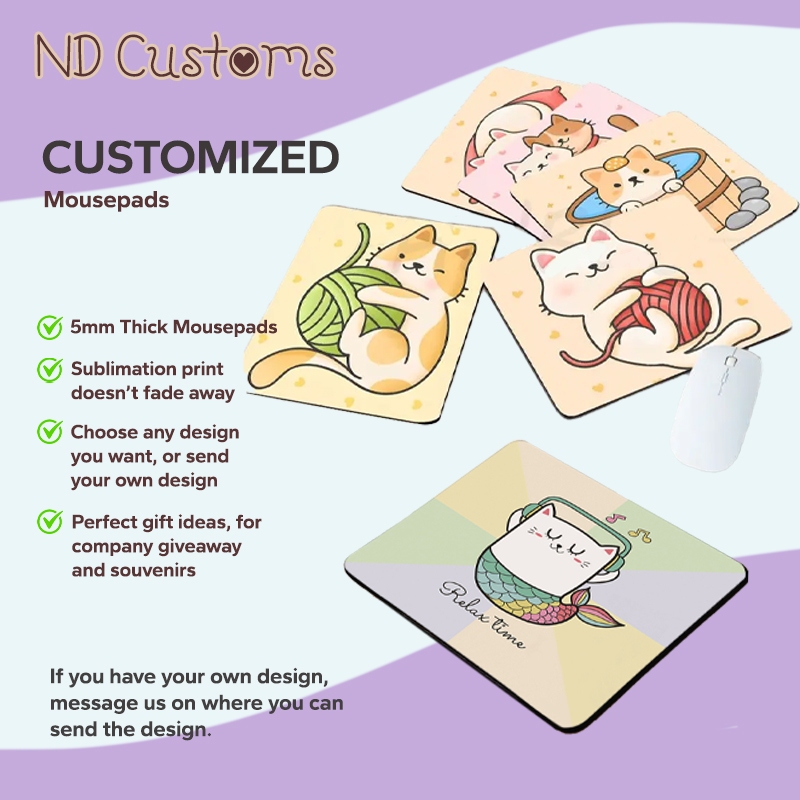 Personalized Customized Gift Own Design Mousepad 18x22cm 5mm thick ...