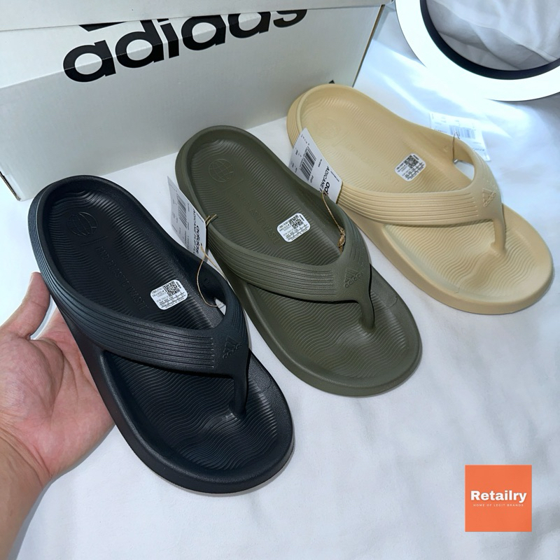 Adidas duramo cheap thong flip flops