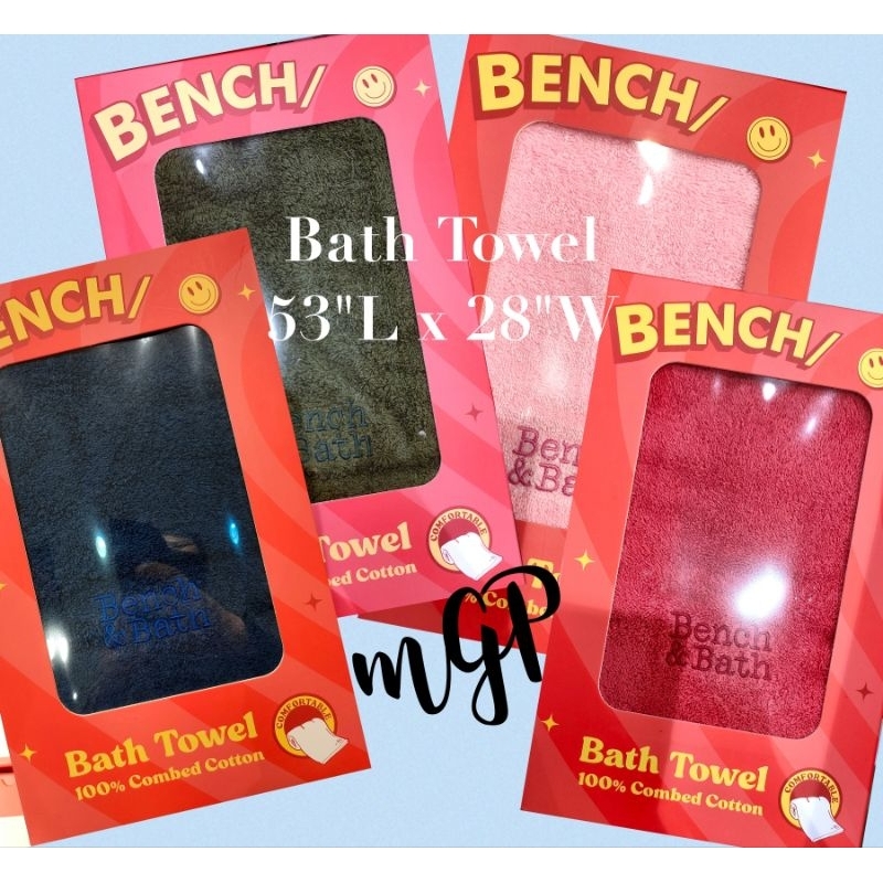 Original Bench Bath Towel 53"L×28"W in a gift box w/ Free paper bag