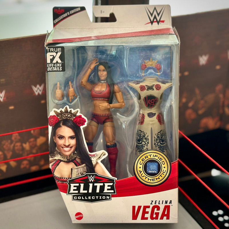 WWE Zelina Vega / Divas / Women Wrestler / Elite / Mattel Wrestling ...