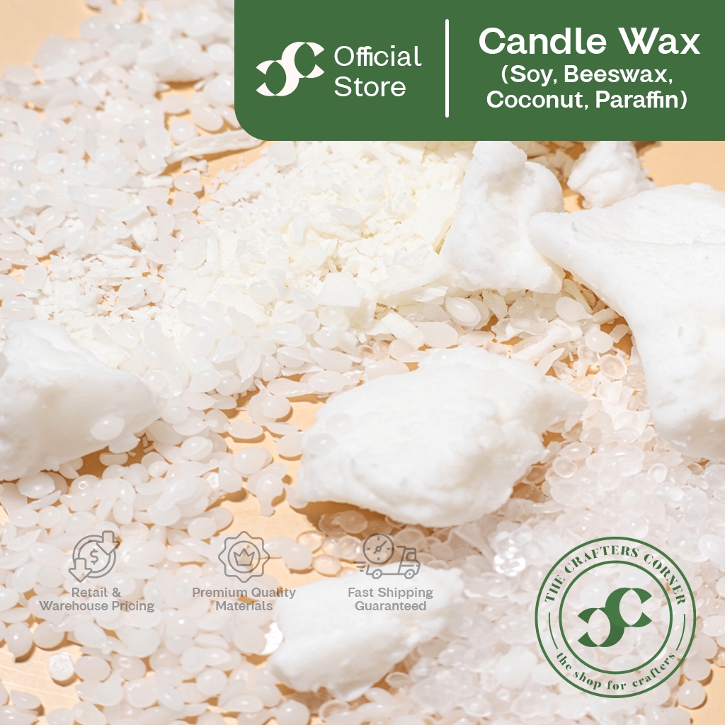 (20kg/ 25kg) Soy Wax, Paraffin Wax,Coconut Wax and Bees Wax Shopee