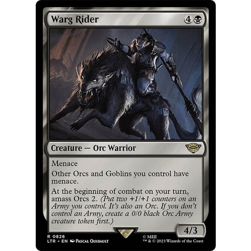 Warg Rider - The Lord of the Rings (LTR) | Shopee Philippines