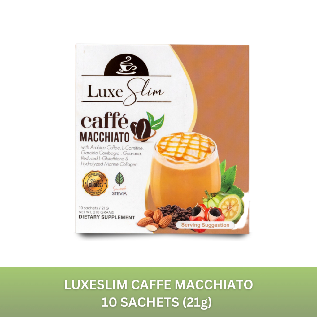 1 BOX LUXESLIM Coffee Caffe Macchiato LUXE SLIM GLUTATHIONE
