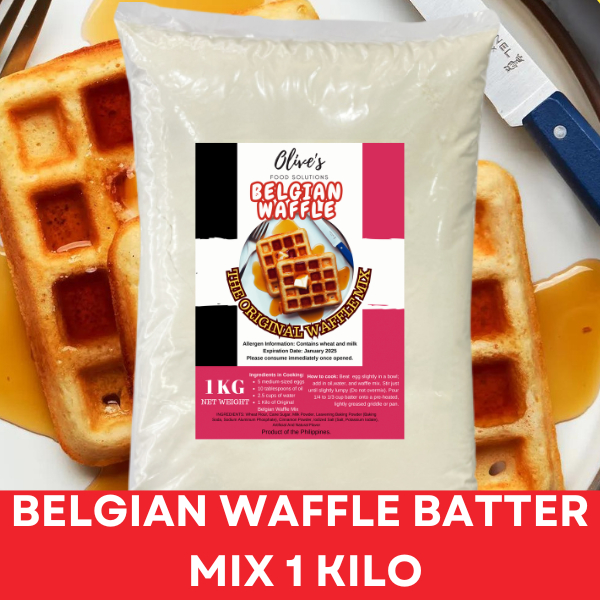 Belgian Waffle Batter Mix (One Kilo) Shopee Philippines