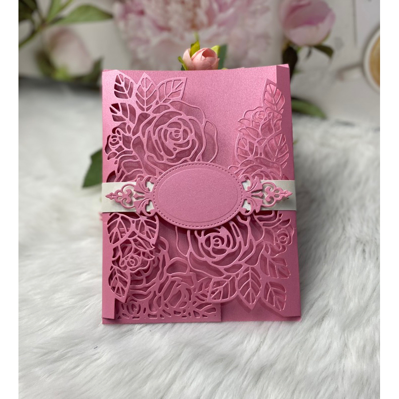 ️pretty paper ️ invitation cover Sarah 5*7(5r) | Shopee Philippines