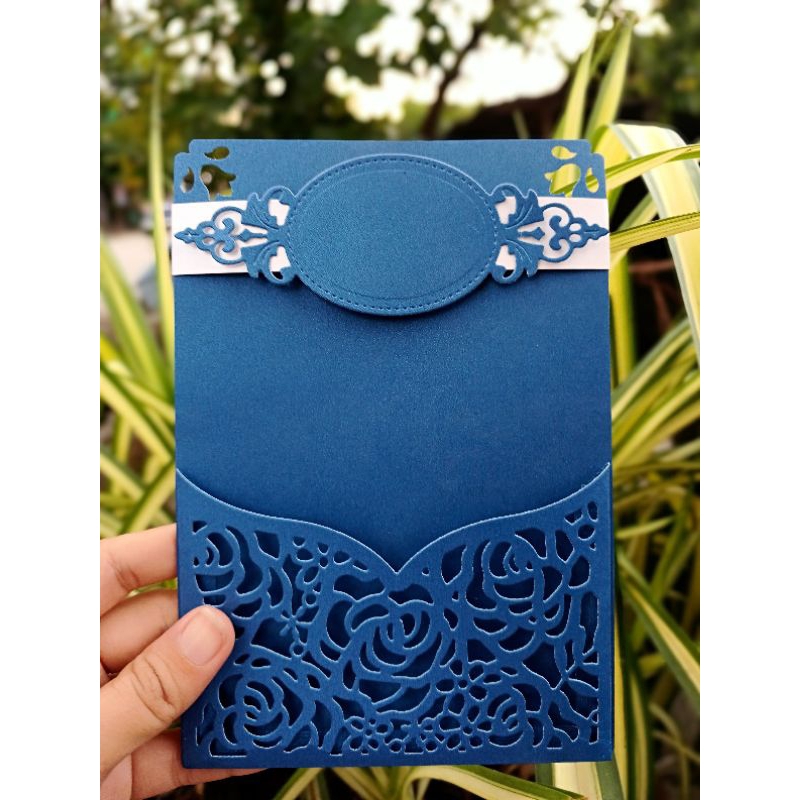 ️pretty paper, ️invitation cover HANNAH design 5*7 (5r) | Shopee ...