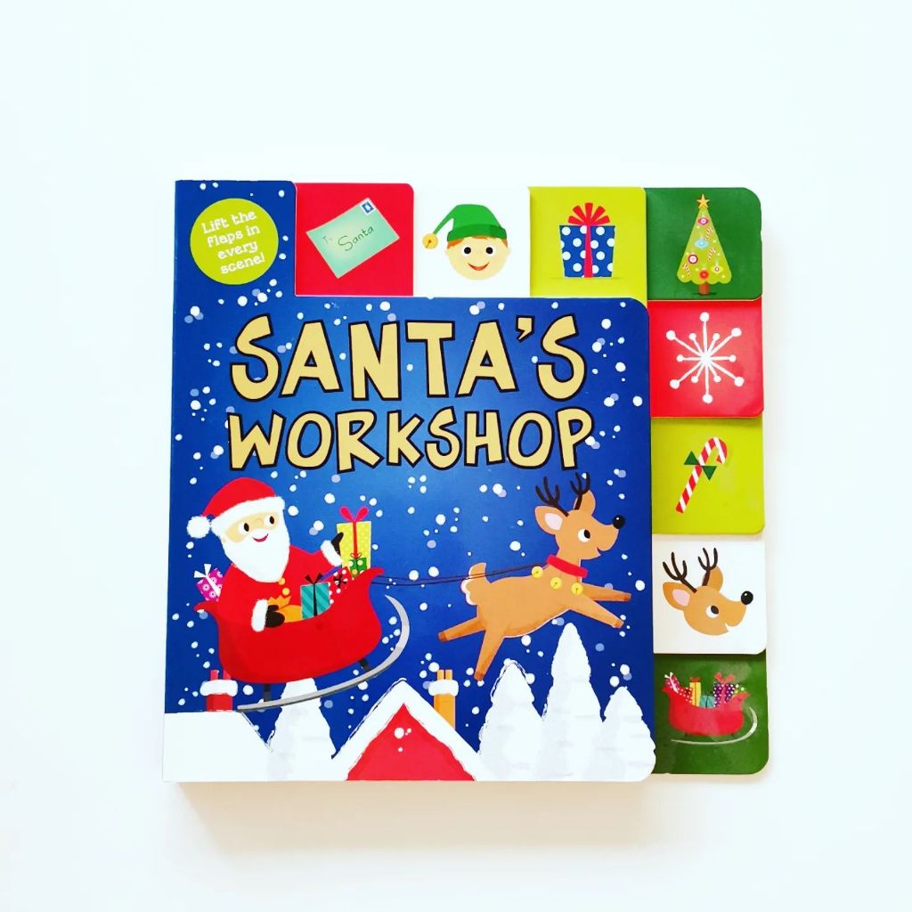 Santa's Workshop (Lift-the-Flap Board Book) | Shopee Philippines