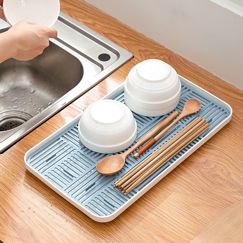 Plastic Dish Drainer Rack Cup Dish Drainer Dryer Tray Sink Dinnerware ...