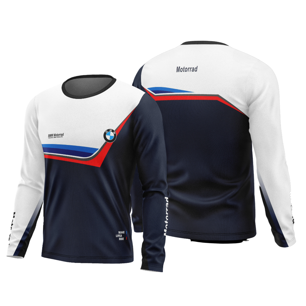 BMW Motorcycle Jersey shirt riderLong Sleeve cycling for men New style ...