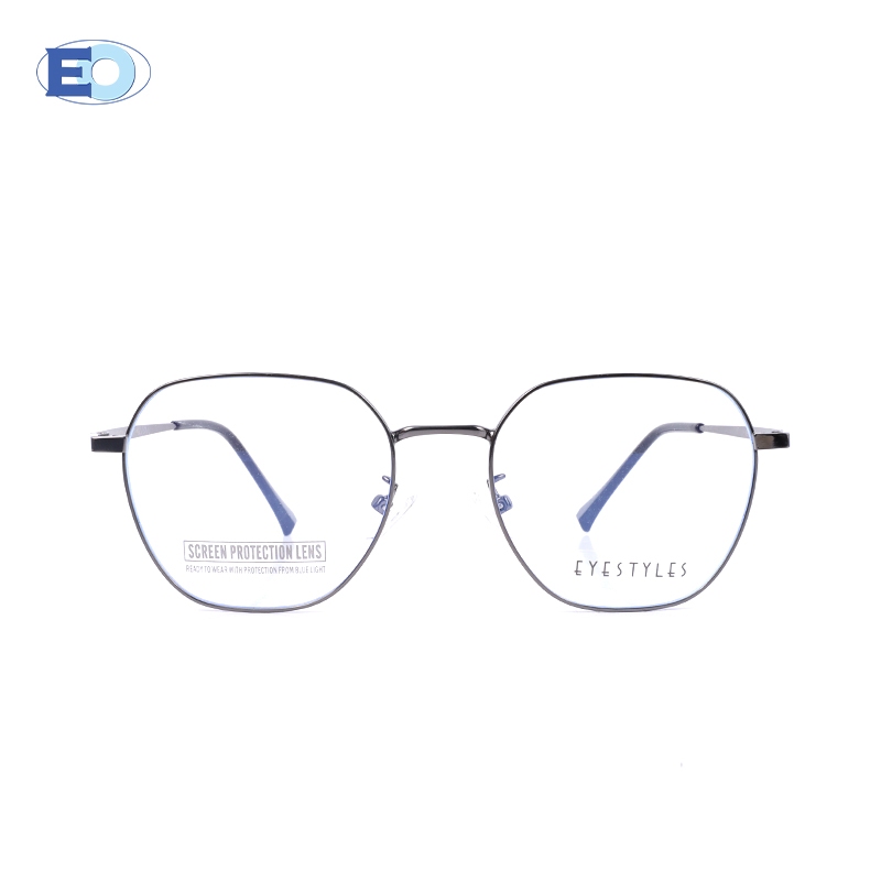 Eo Eyest2249 Anti Radiation Eyeglasses For Men And Women Square Frame Shopee Philippines 3529