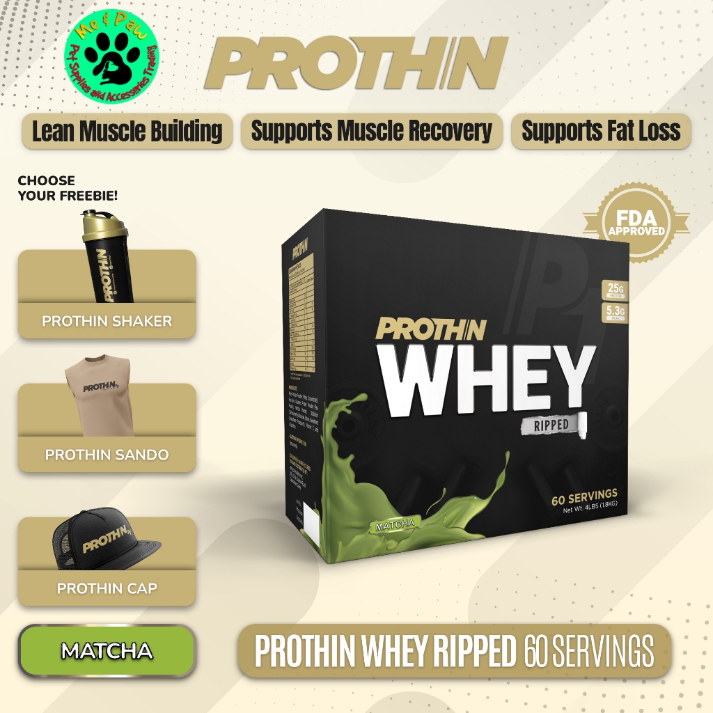 Prothin Whey 60 Servings For Muscle Recovery With Fat Burner 25g ...