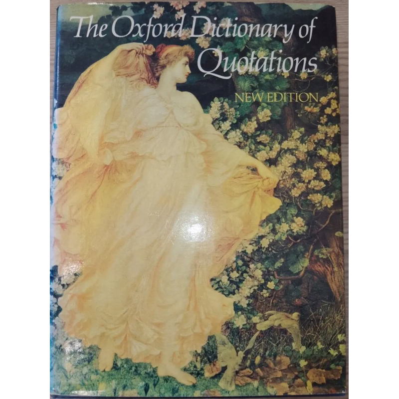 The Oxford Dictionary of Quotations (Third Edition; 1979) Shopee
