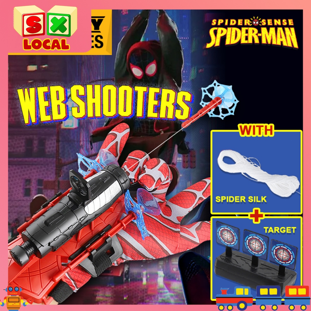 Spiderman web cheap shooter target