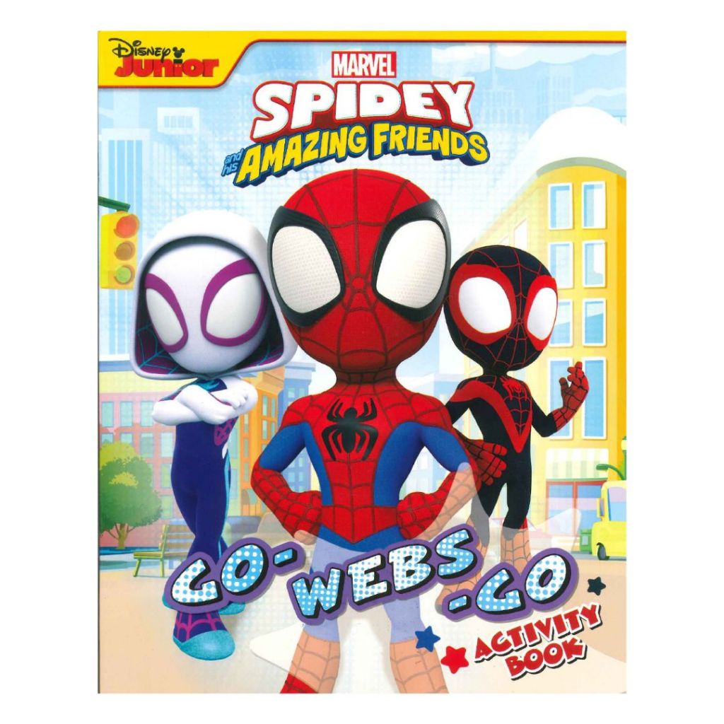 Disney Junior Marvel Spidey Activity Book (GO-WEBS-GO) (brand new ...