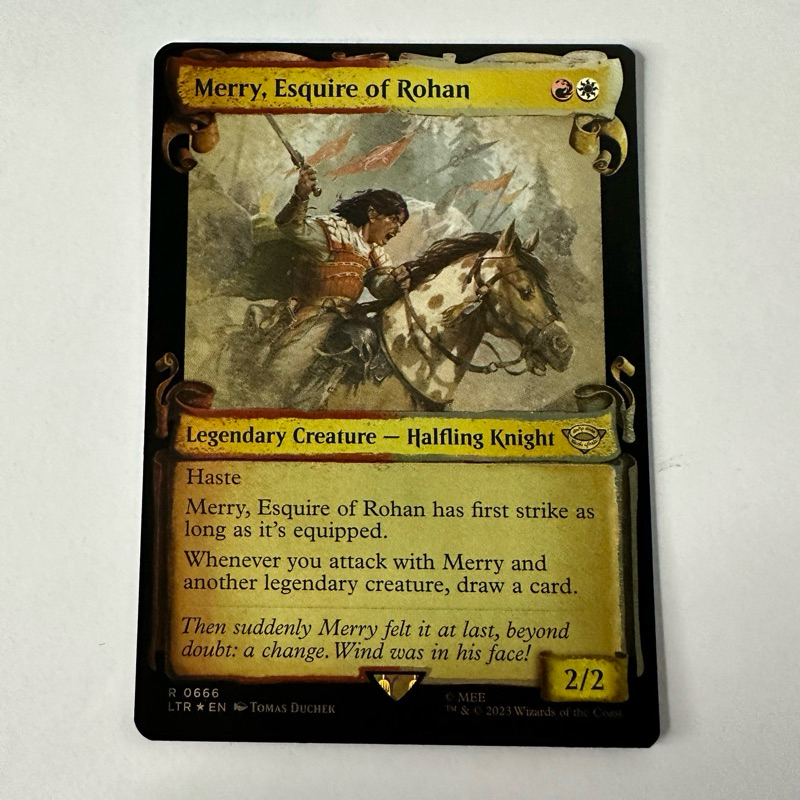MERRY, ESQUIRE OF ROHAN | LTR THE LORD OF THE RINGS | MULTICOLOR | MTG  MAGIC THE GATHERING | Shopee Philippines