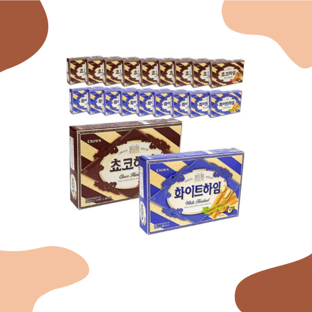 DAISO KOREA - Crown Chocoheim Chocolate Wafer 284g | Shopee Philippines