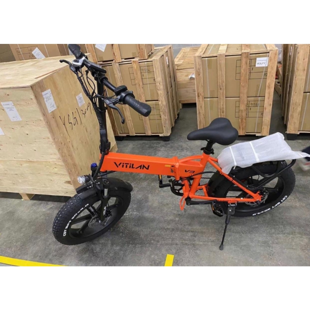 VITILAN V3 Electric Bike for Adults Folding Fat Tire Ebike 750w