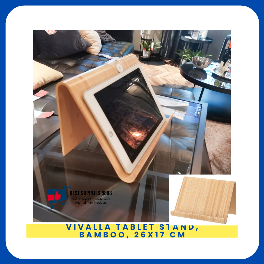 BestSupplies IKEA VIVALLA Tablet stand, bamboo Shopee Philippines