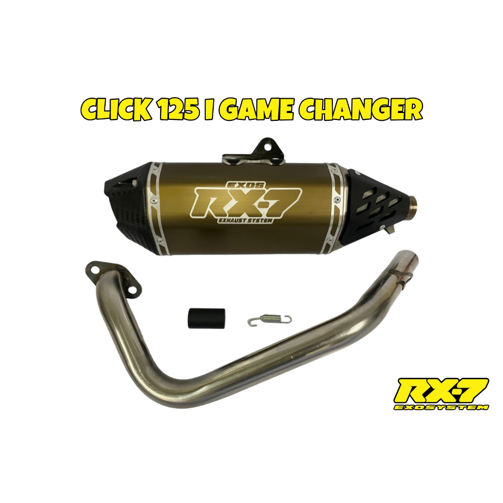 Exos Racing Rx7 Full Exhaust System Dark Titanium Shopee Philippines 2233