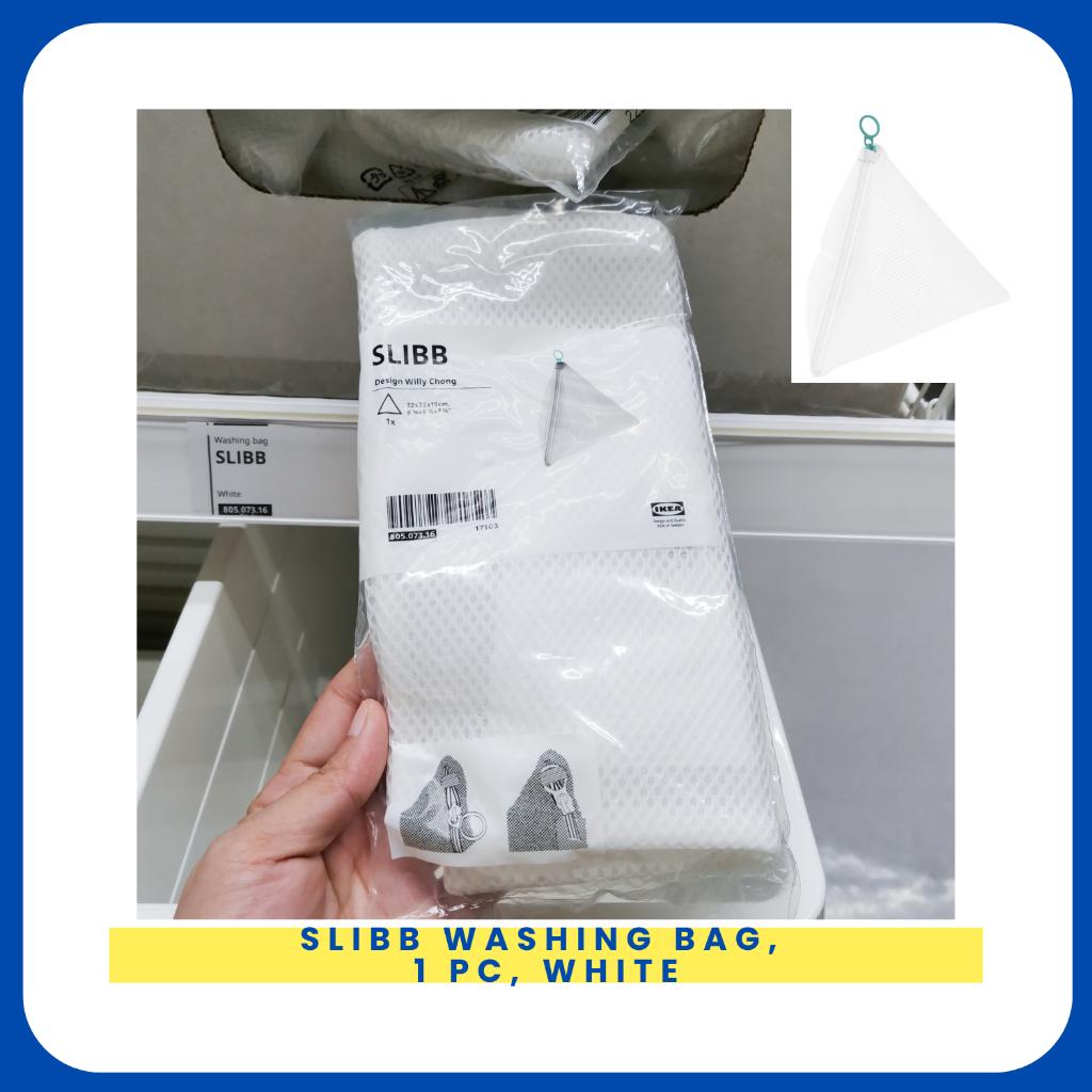 SLIBB Washing bag, white - IKEA