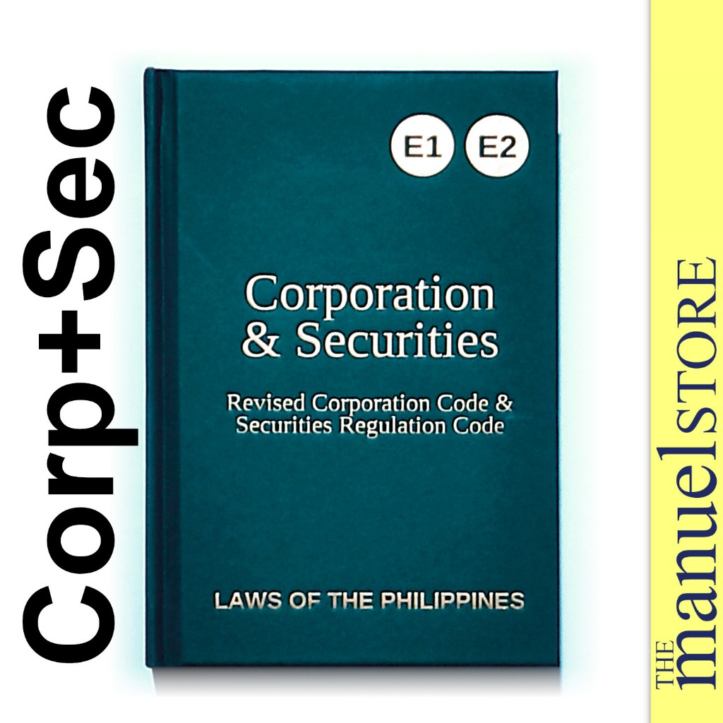 Pocket Codal (2023) Revised Corporation Code, Securities Regulation