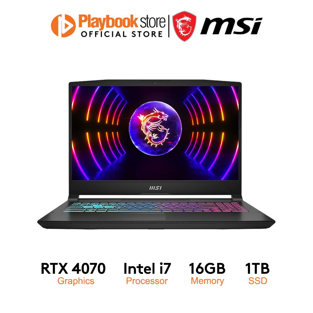 MSI Katana 15 B12VGK-427PH 15.6" FHD I7-12650H 16GB 1TB SSD RTX 4070 ...