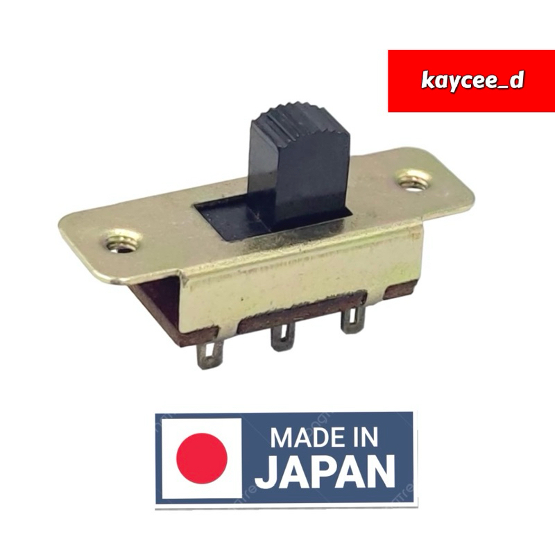 Slide Switch 6 Pins On-Off Made in Japan- MS-338 | Shopee Philippines