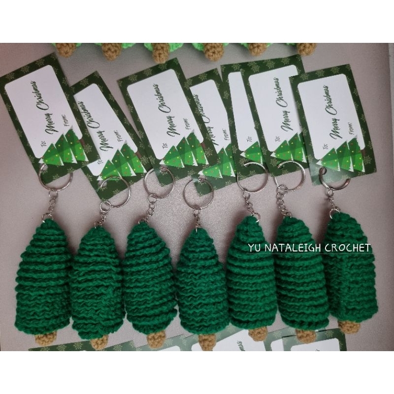 Christmas tree keychain with free tag | Shopee Philippines