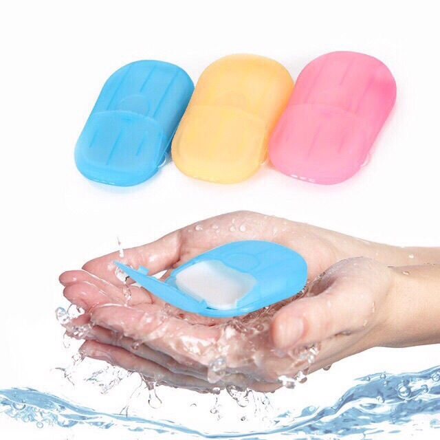 20 Sheets Travel Portable Clean Wash Hand Soap Paper | Shopee Philippines