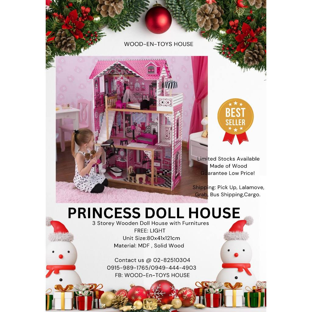 Doll house online shopee