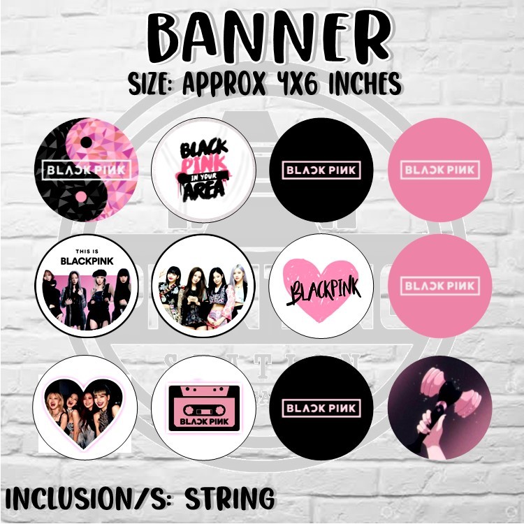 Blackpink theme cupcake topper | Shopee Philippines