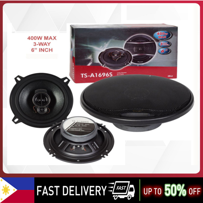 【Fast Delivery】6 Inches Car Speaker 4-Way 450Watts Pioneer TS-A1696S TS ...